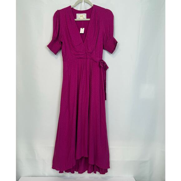Maeve by Anthropologie Dresses & Skirts - NWT Maeve Anthropologie Wrap Dress Sz 2 Raspberry